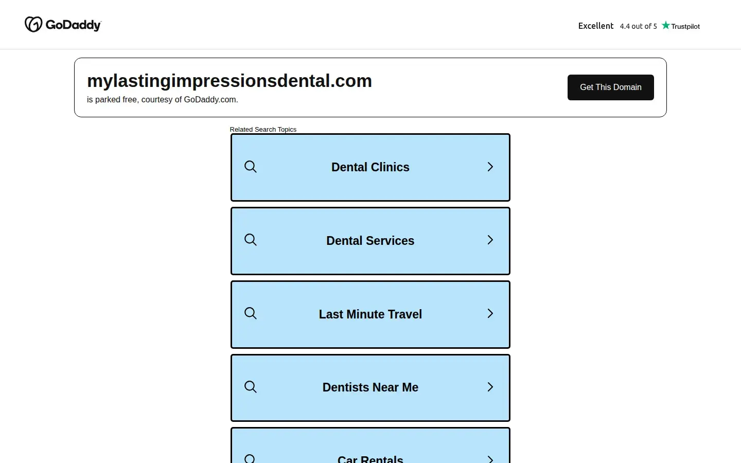 Homepage preview of Lasting Impressions Dental Care