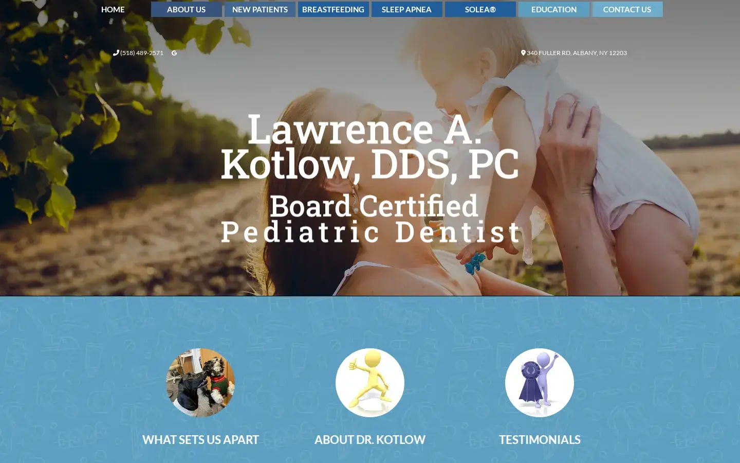 Homepage preview of Lawrence A Kotlow PC