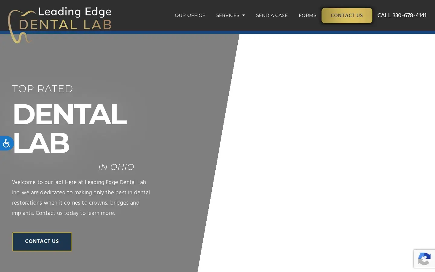 Homepage preview of Leading Edge Dental Lab