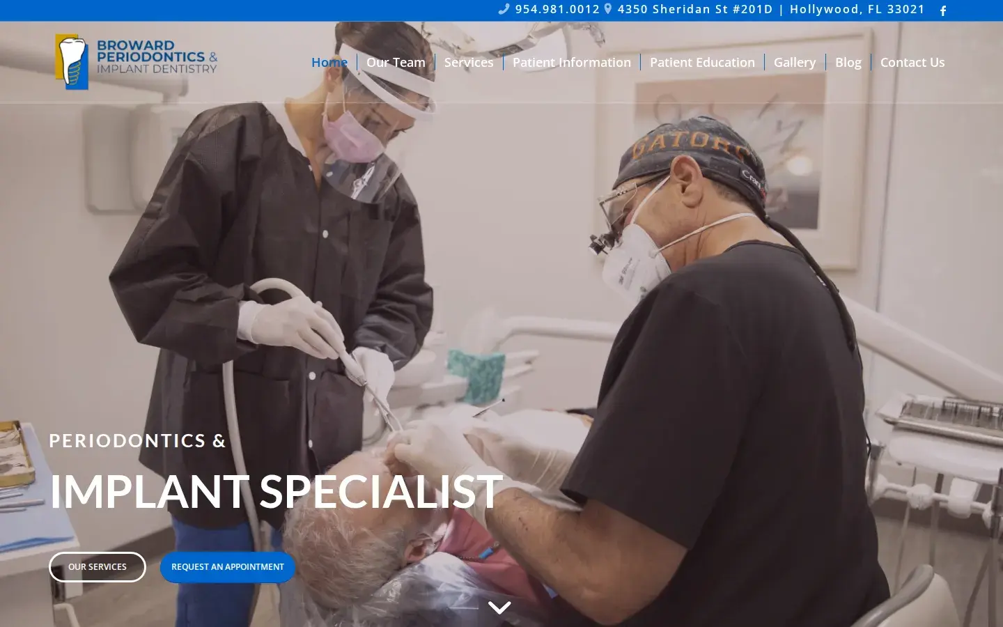 Homepage preview of Lee S. Hauer, D.D.S. Dental Implants/Periodontist