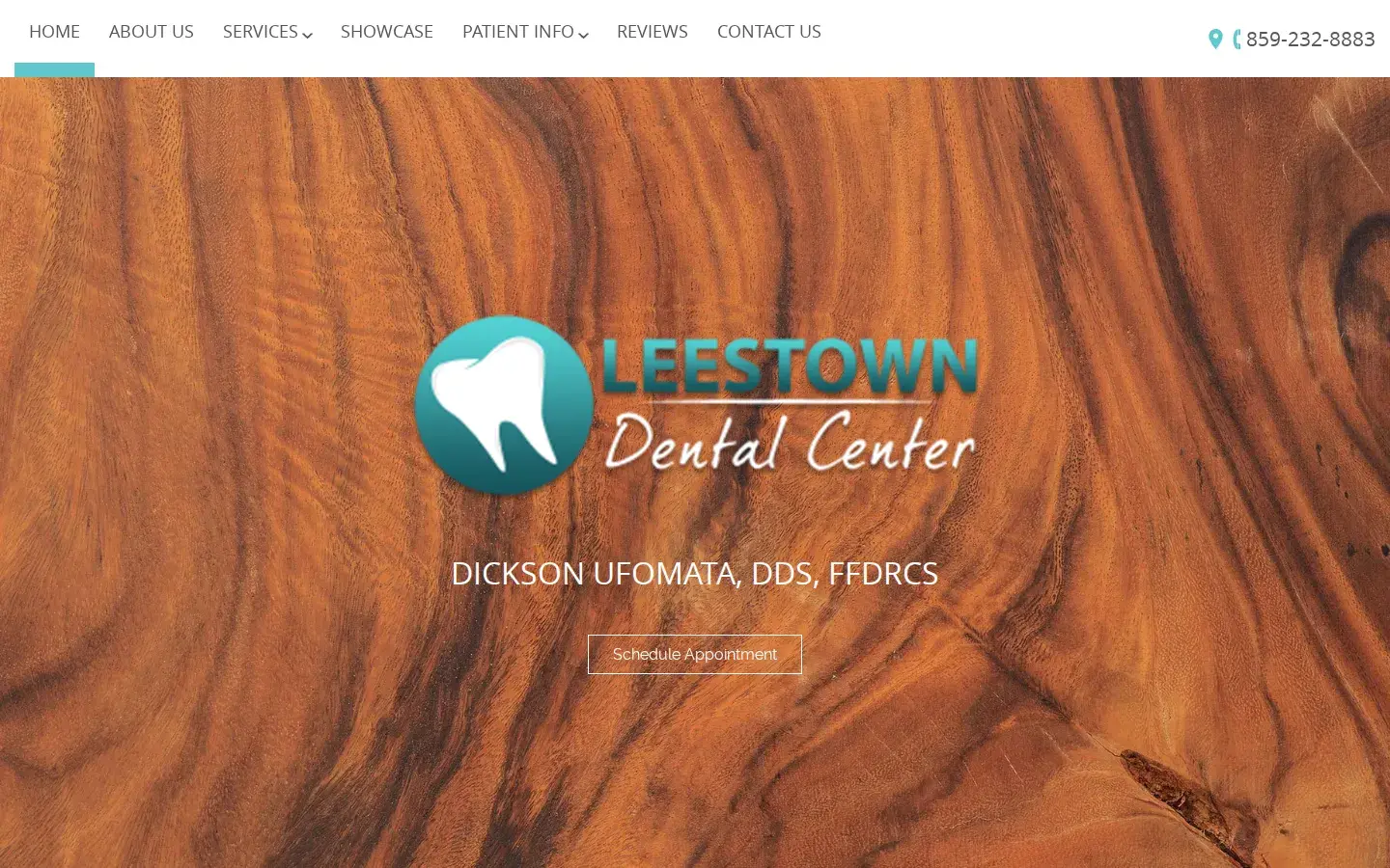 Homepage preview of Leestown Dental Care