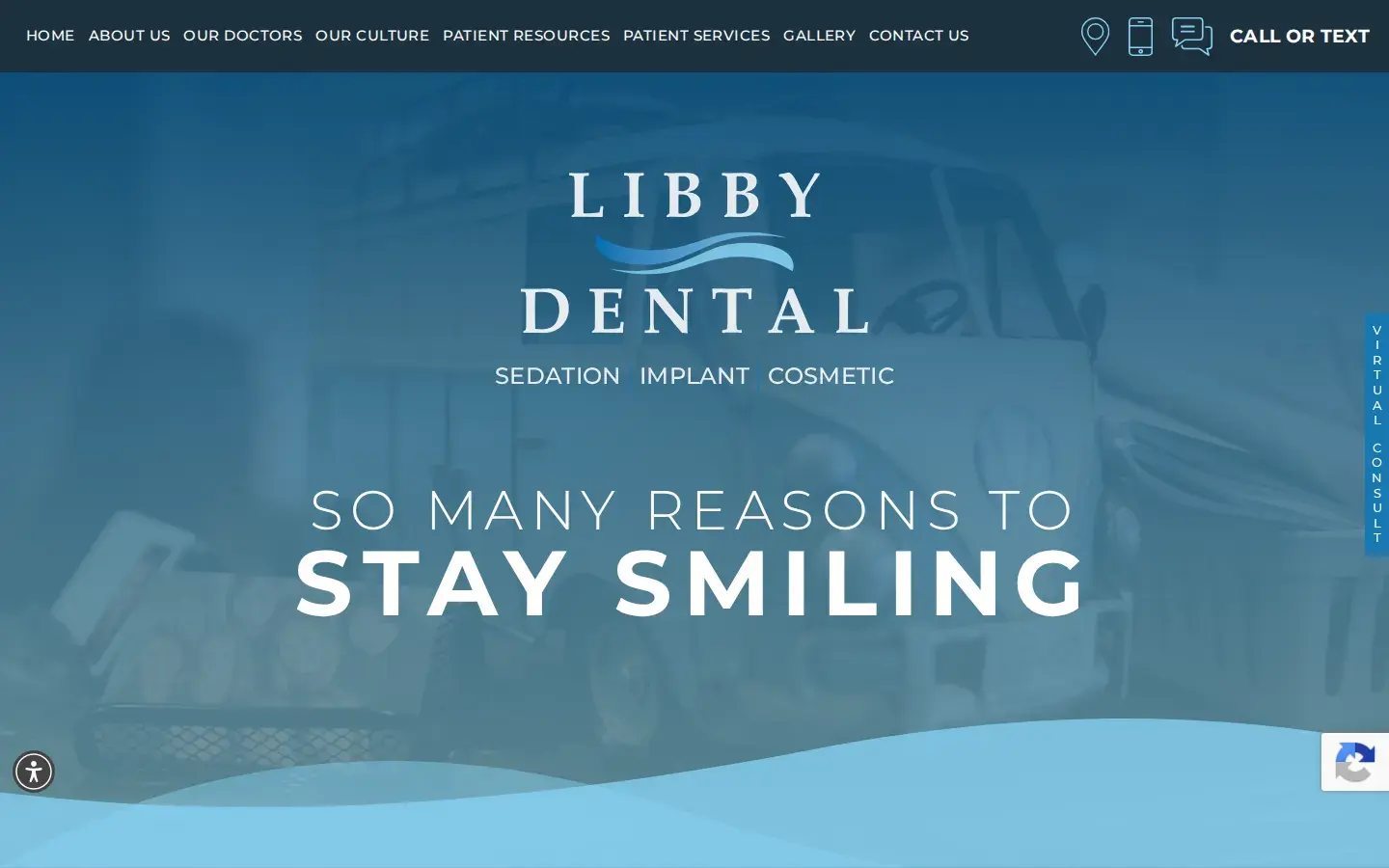 Homepage preview of Libby Dental