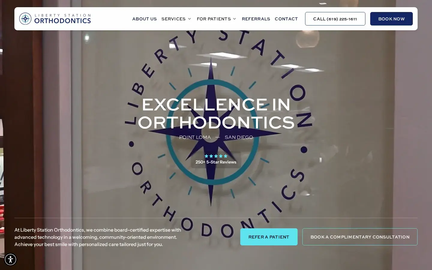 Homepage preview of Liberty Station Orthodontics