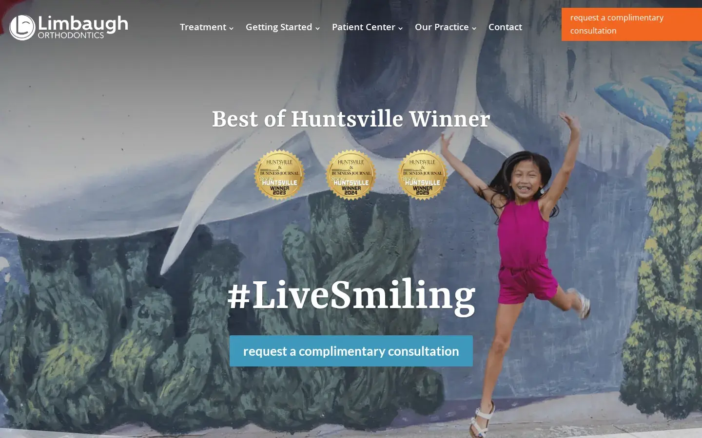 Homepage preview of Limbaugh Orthodontics