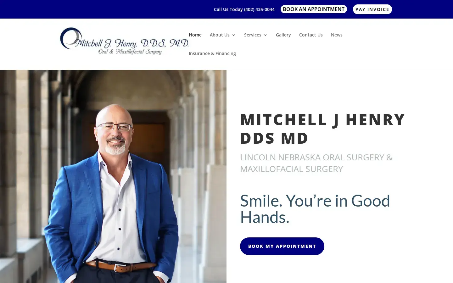 Homepage preview of Lincoln Oral Surgery