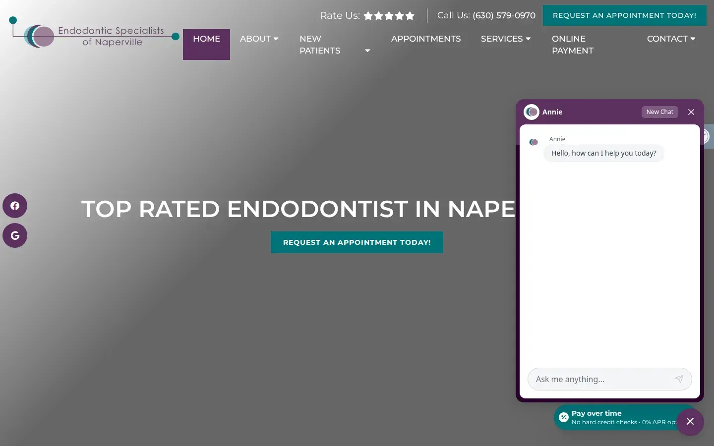 Homepage preview of Linda Ricks, DDS, MS, PC