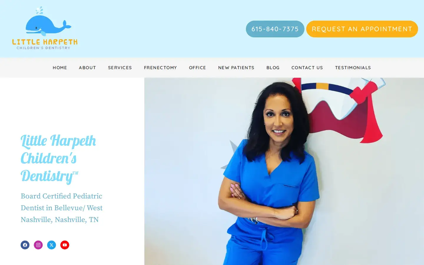 Homepage preview of Little Harpeth Children’s Dentistry