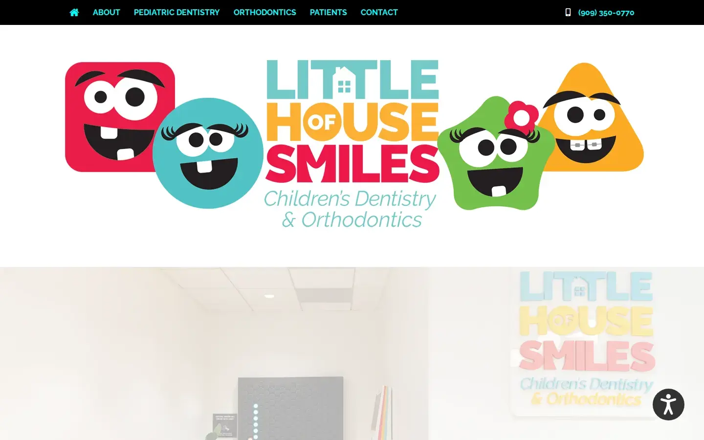 Homepage preview of Little House of Smiles, Children’s Dent.