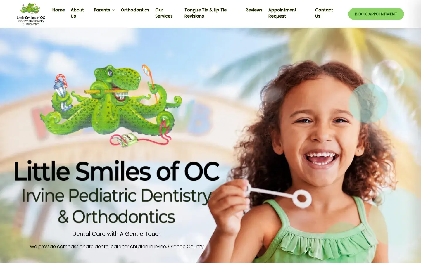 Homepage preview of Little Smiles of OC