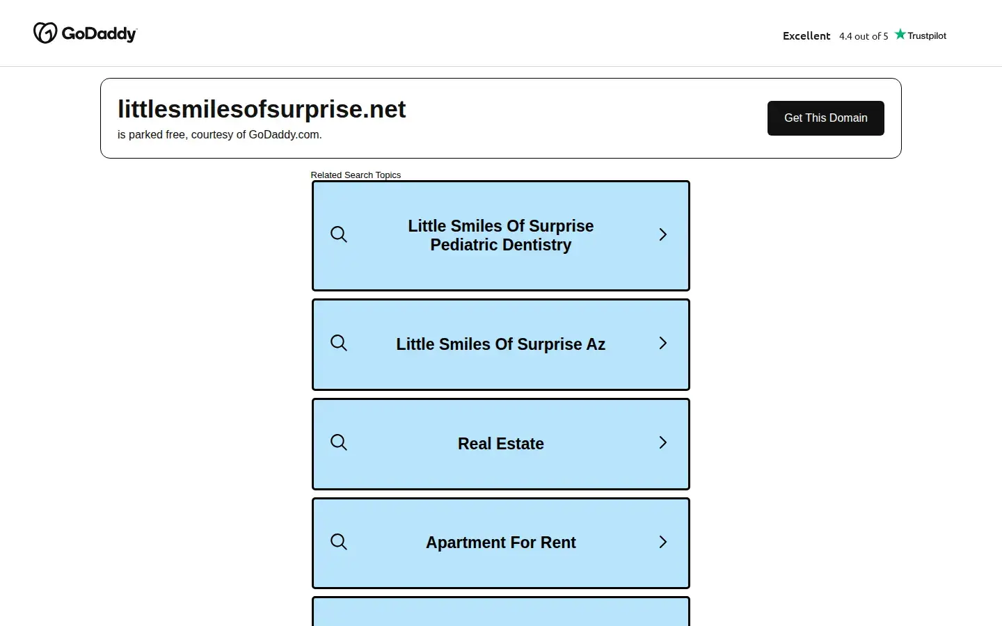 Homepage preview of Little Smiles of Surprise