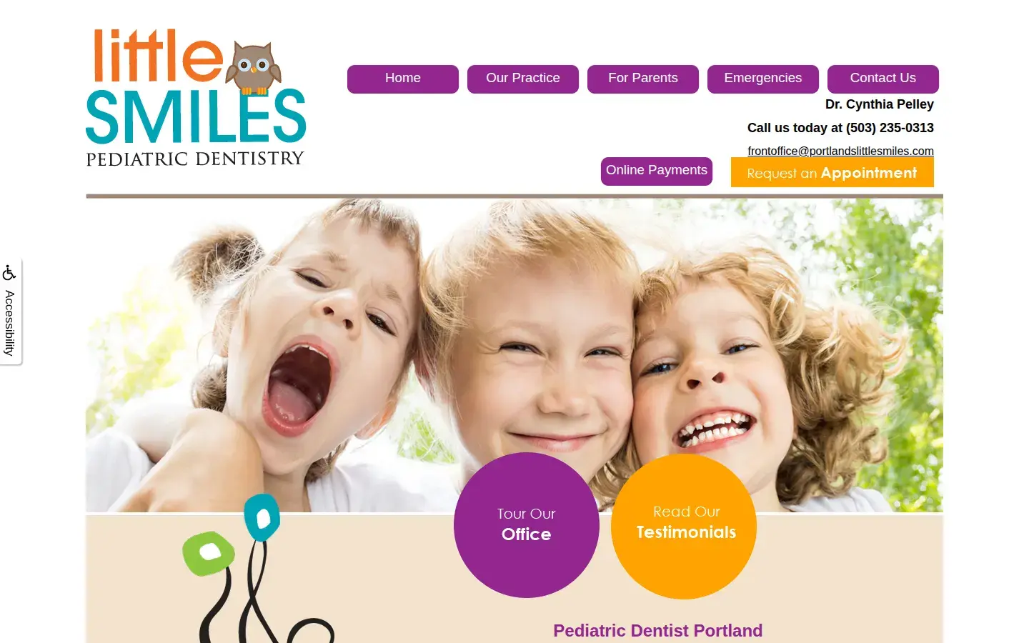 Homepage preview of Little Smiles Pediatric Dentistry