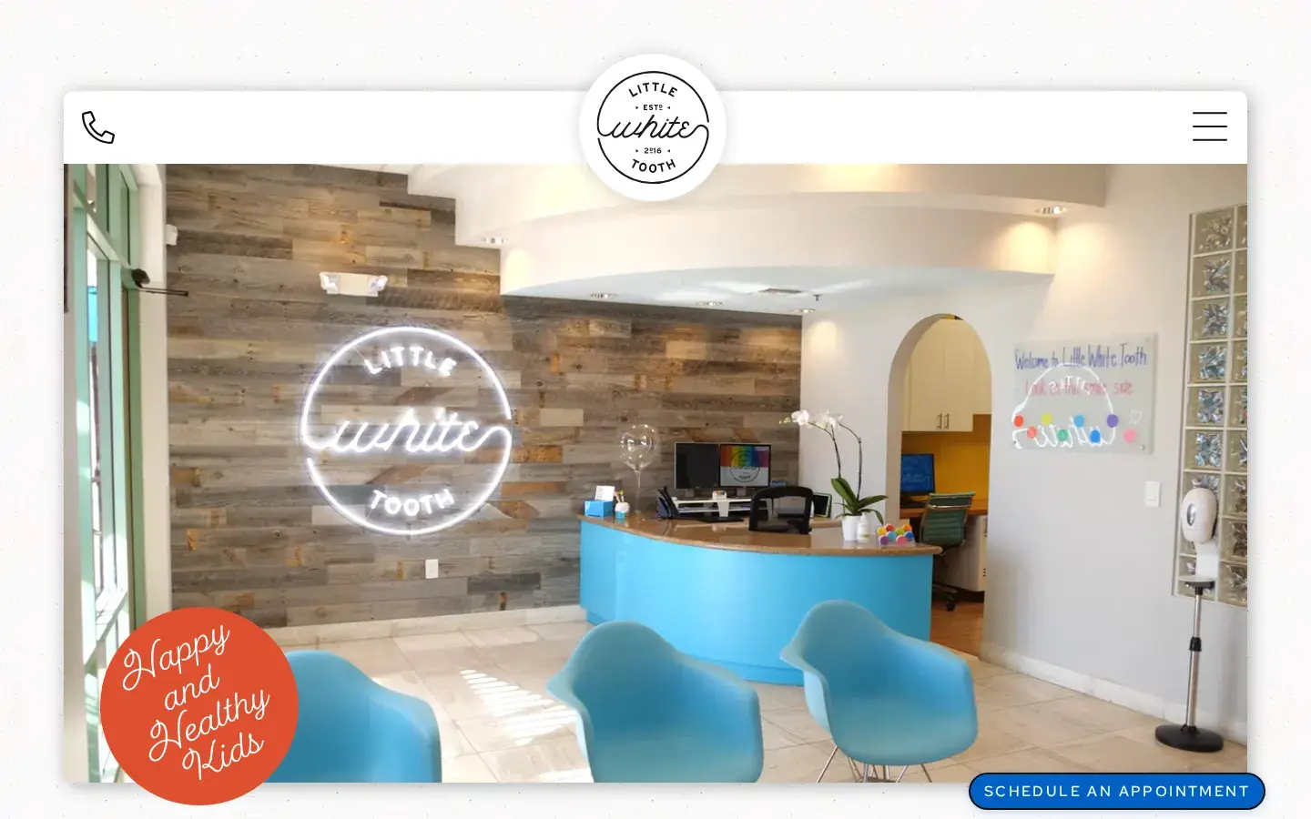 Homepage preview of Little White Tooth Pediatric Dentistry
