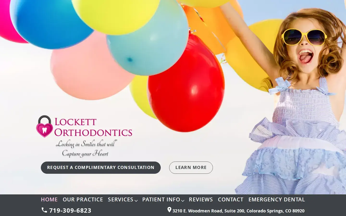 Homepage preview of Lockett Orthodontics