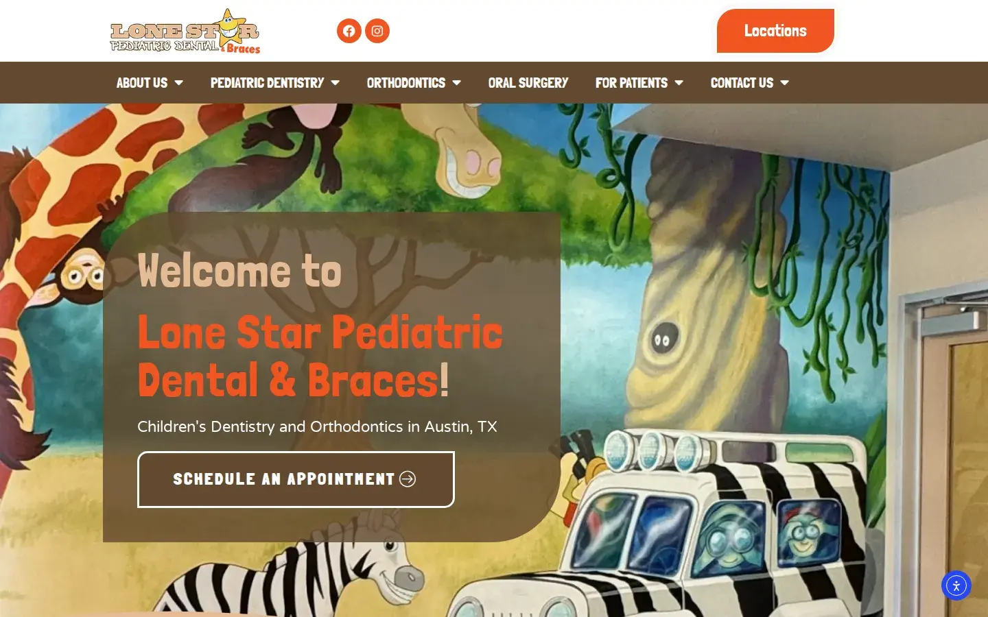 Homepage preview of Lone Star Pediatric Dental & Braces