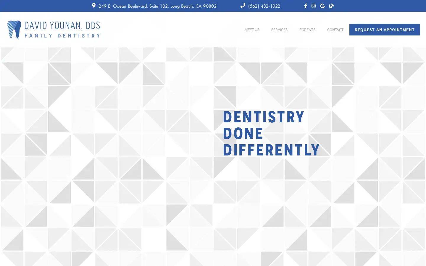 Homepage preview of Long Beach Dental Wellness: David Younan, DDS