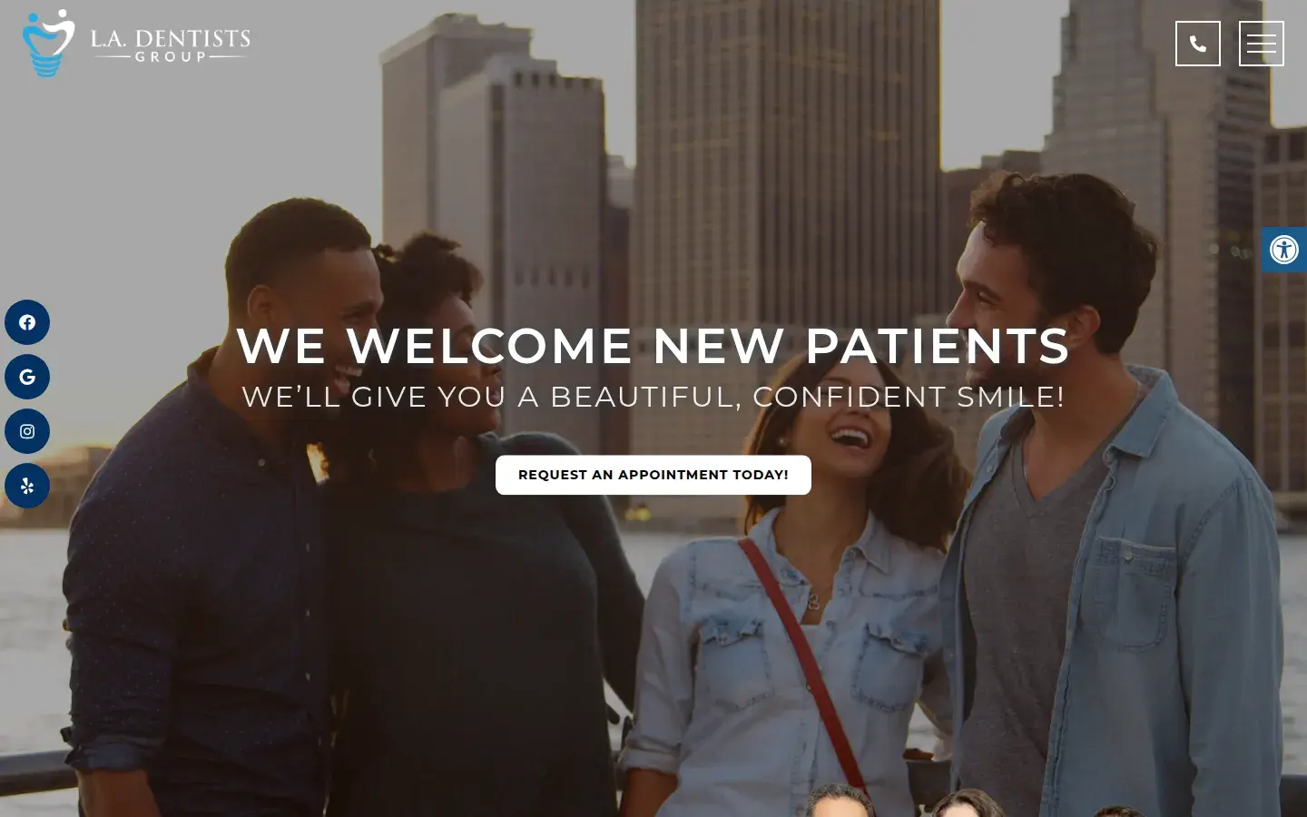 Homepage preview of Los Angeles Dentists Group