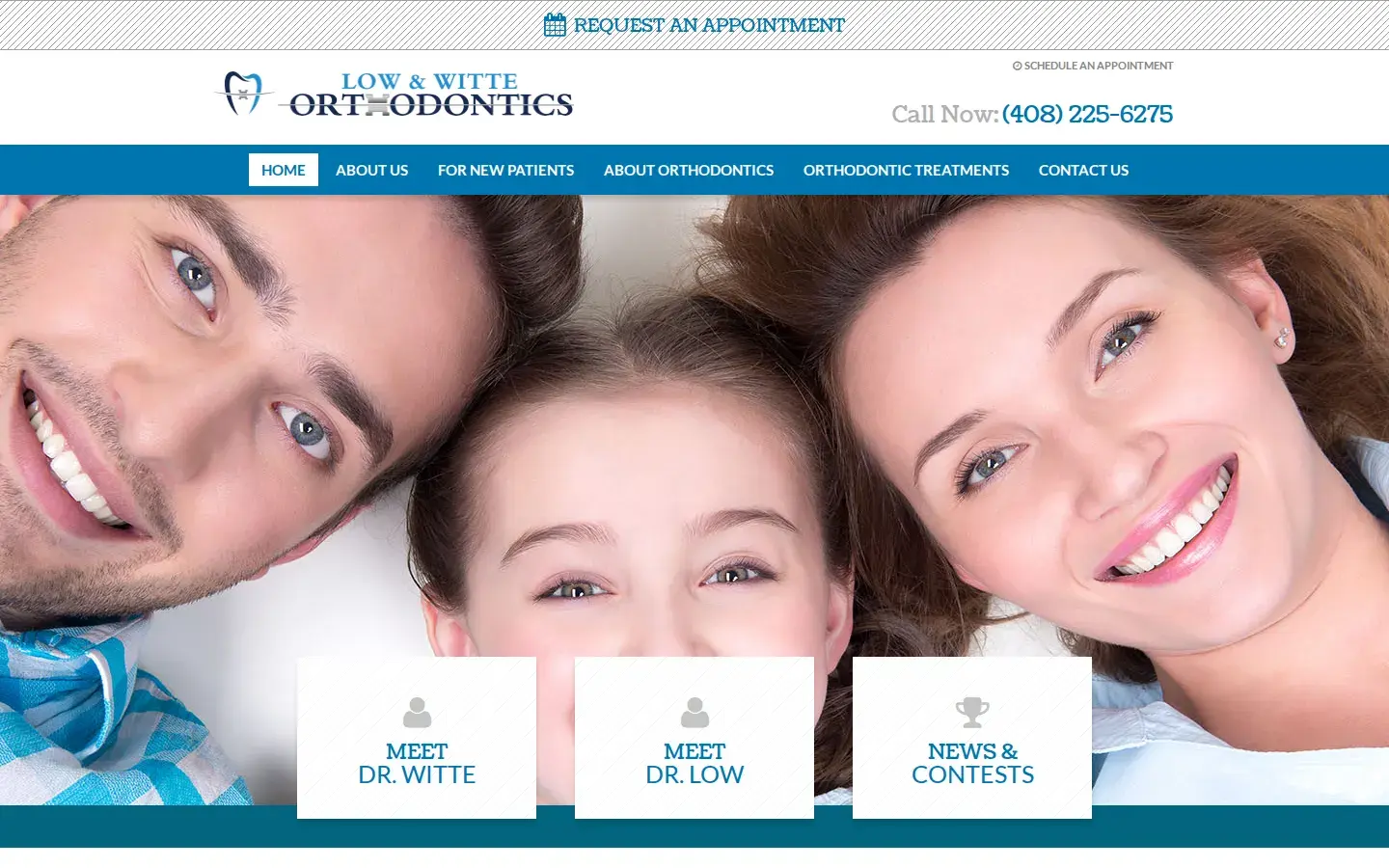 Homepage preview of Low & Witte Orthodontics