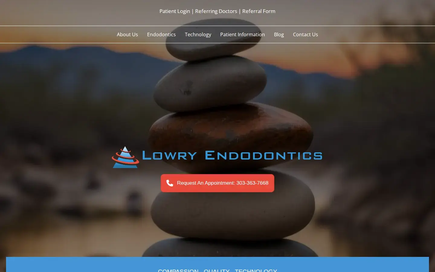 Homepage preview of Lowry Endodontics: Dr. Rahim Karmali, DDS