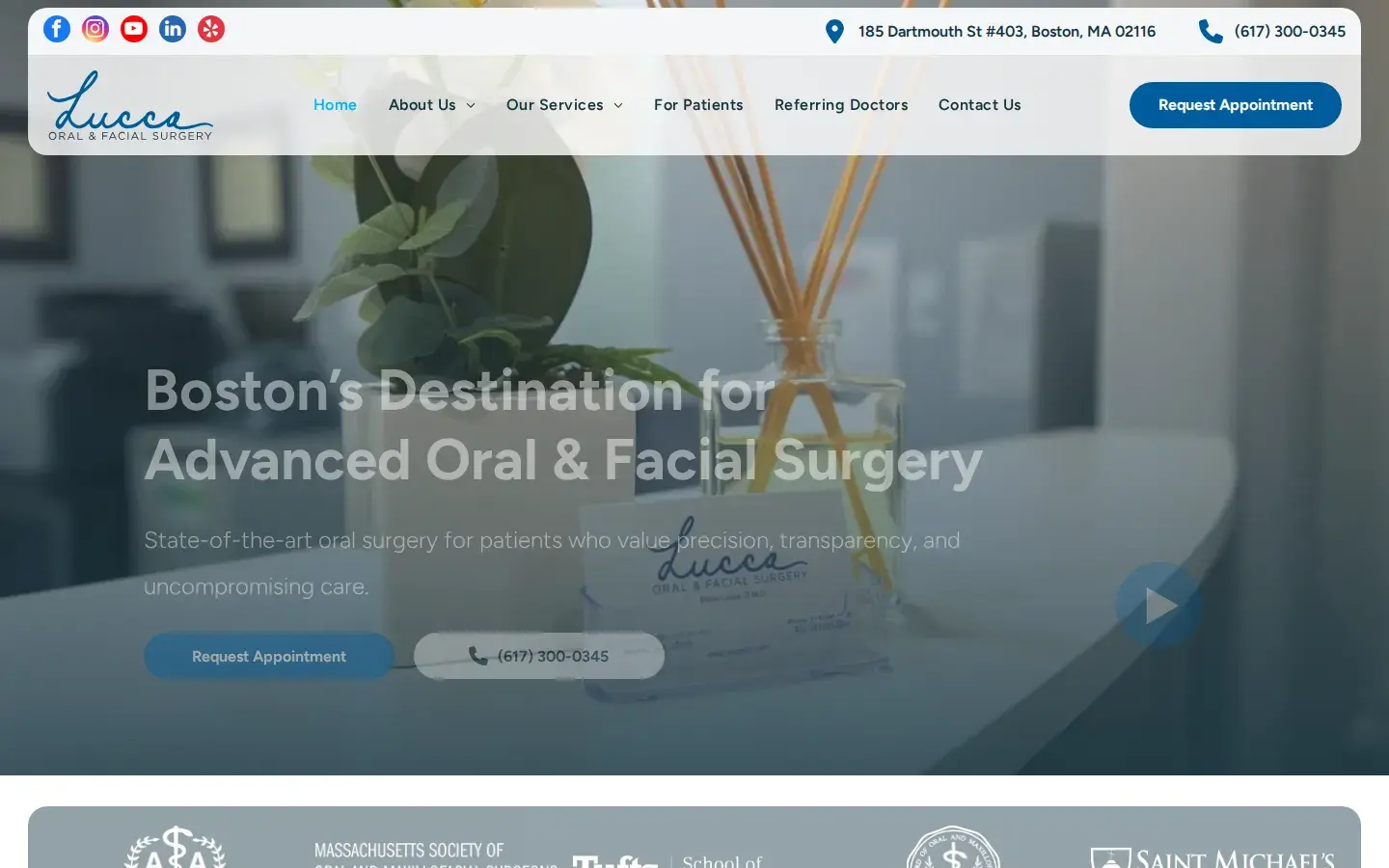 Homepage preview of Lucca Oral & Facial Surgery