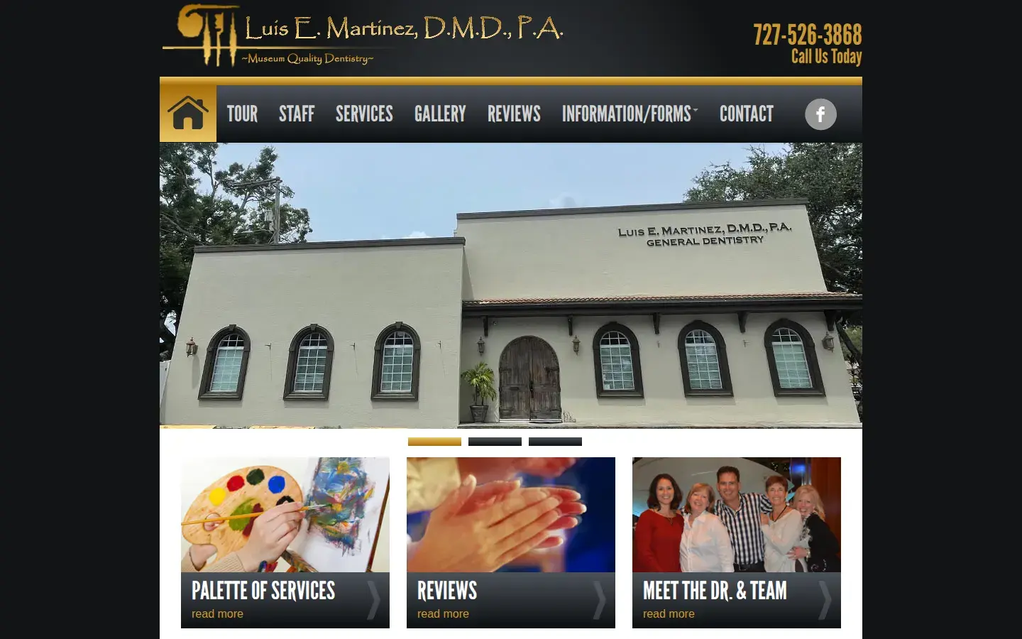 Homepage preview of Luis E Martinez DMD PA