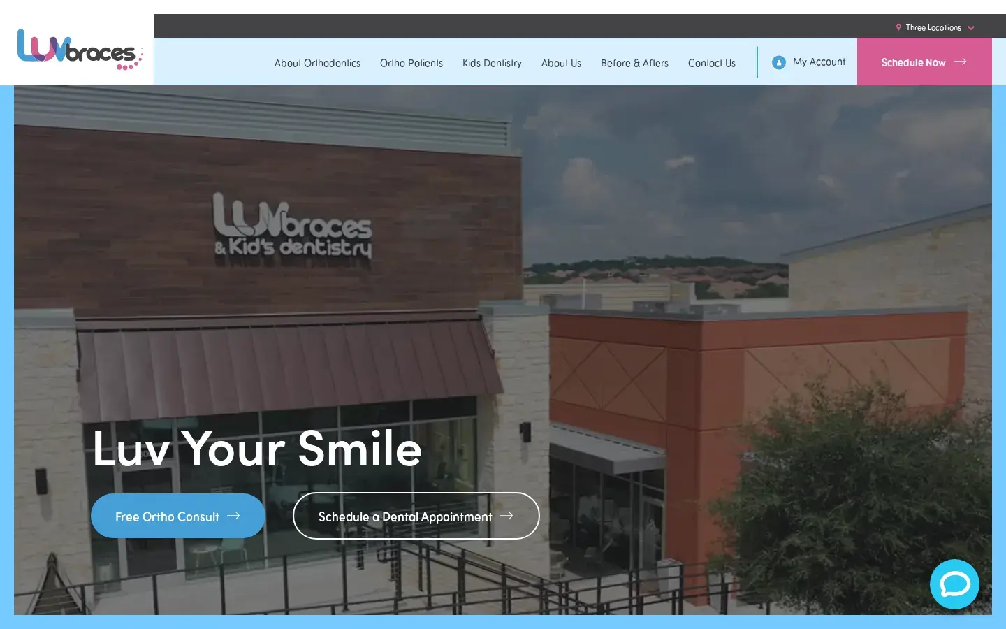 Homepage preview of Luv Braces