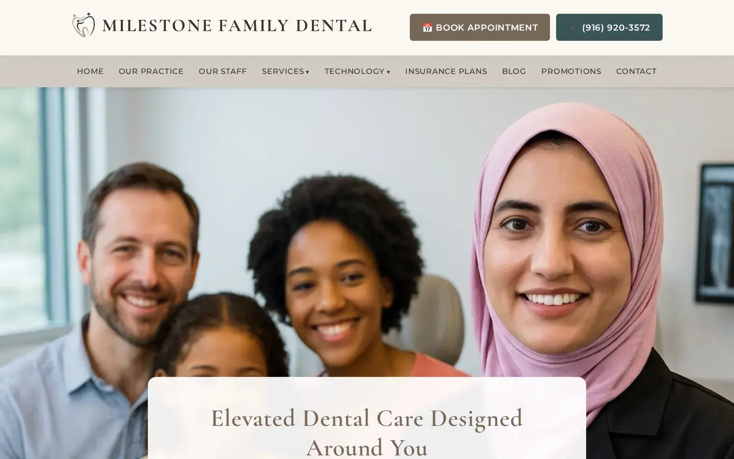 Homepage preview of M & M Smiles – Family and Children’s Dentistry