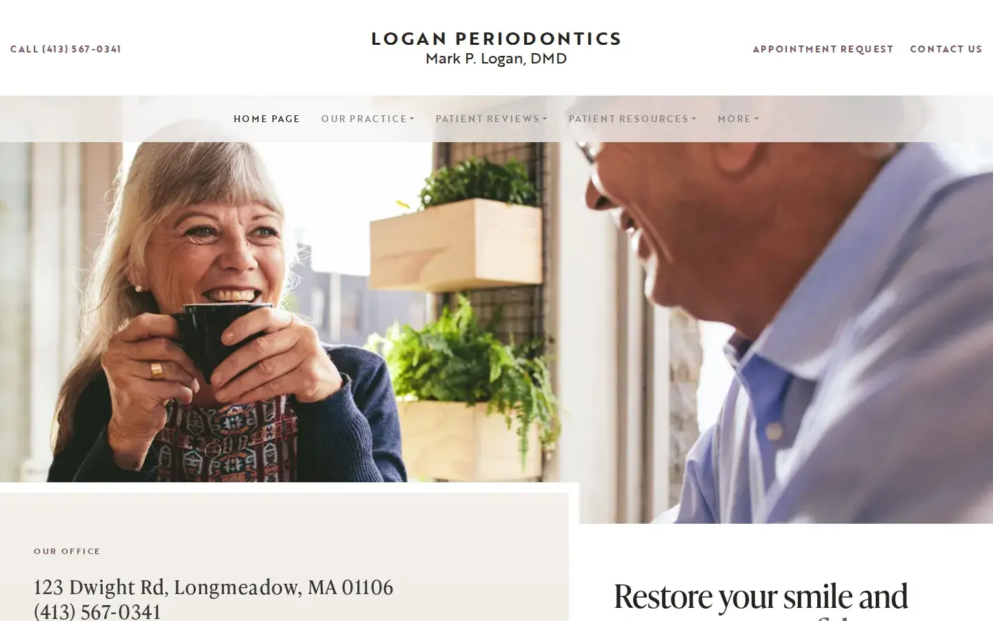 Homepage preview of Mark P. Logan, DMD
