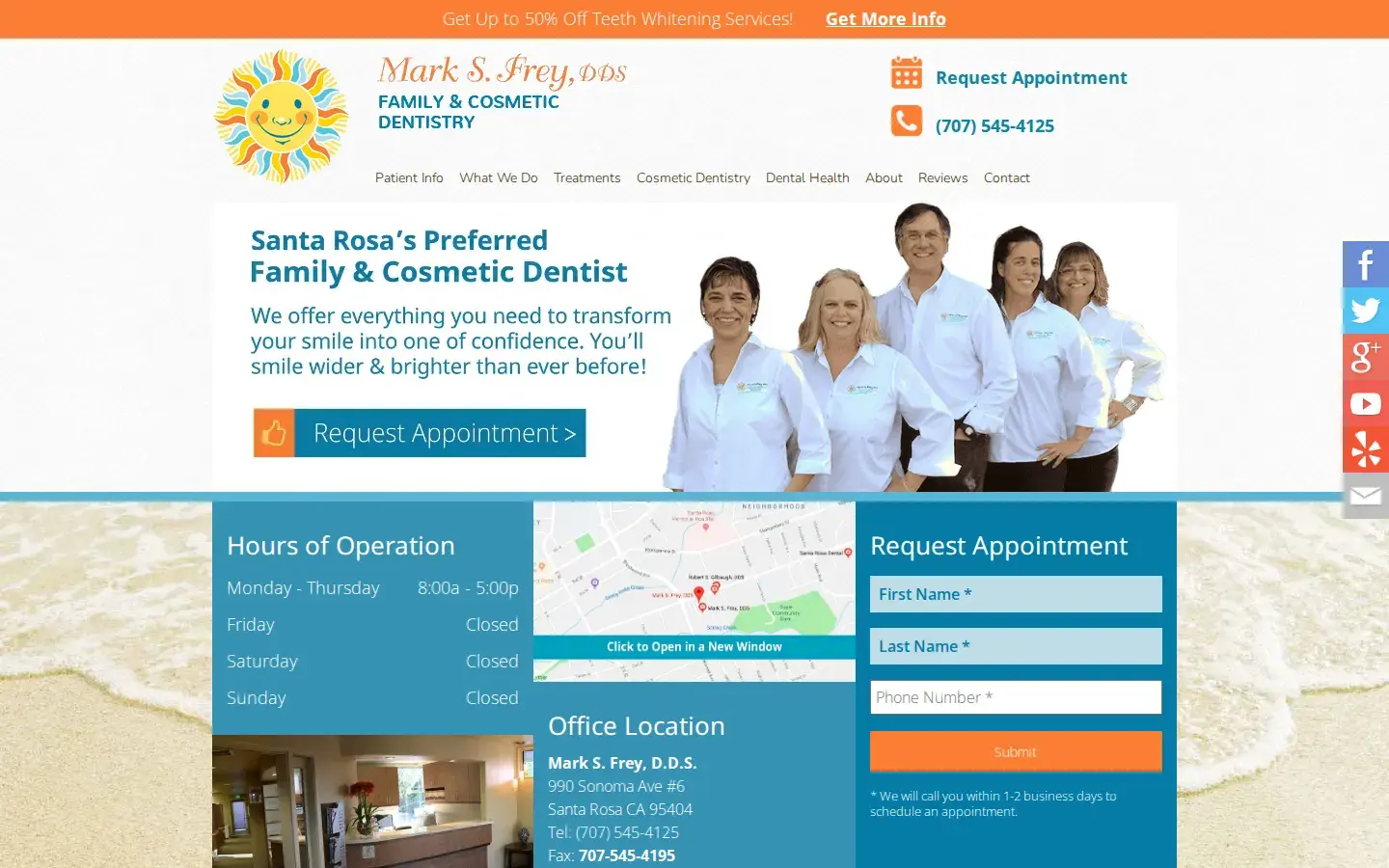 Homepage preview of Mark S. Frey, DDS