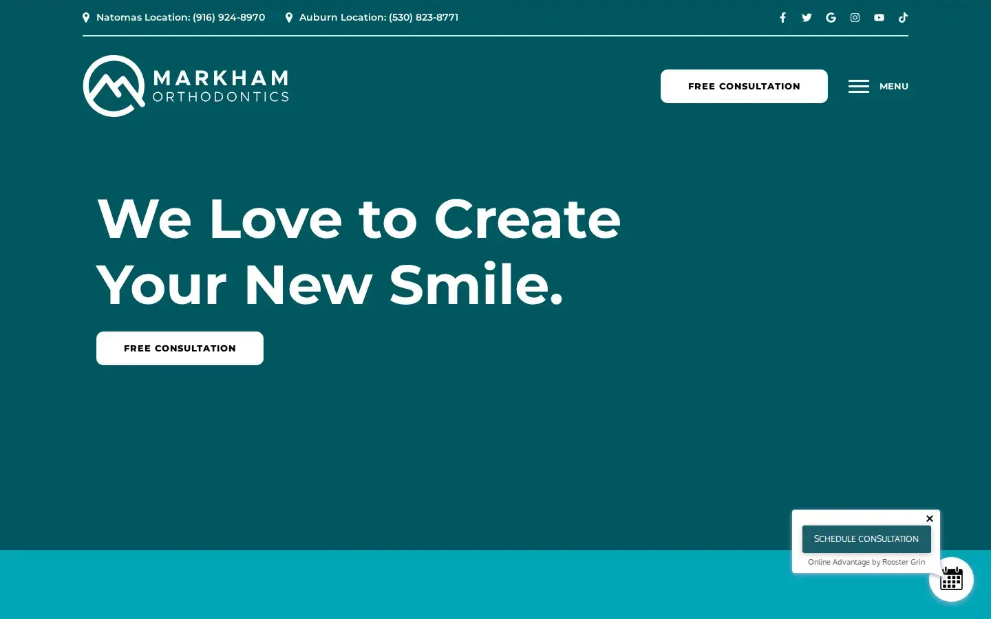 Homepage preview of Markham Orthodontics