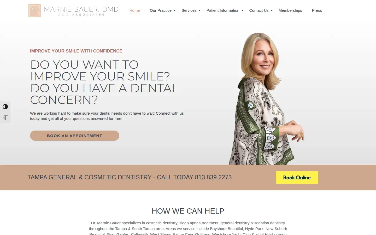 Homepage preview of Marnie C. Bauer, D.M.D