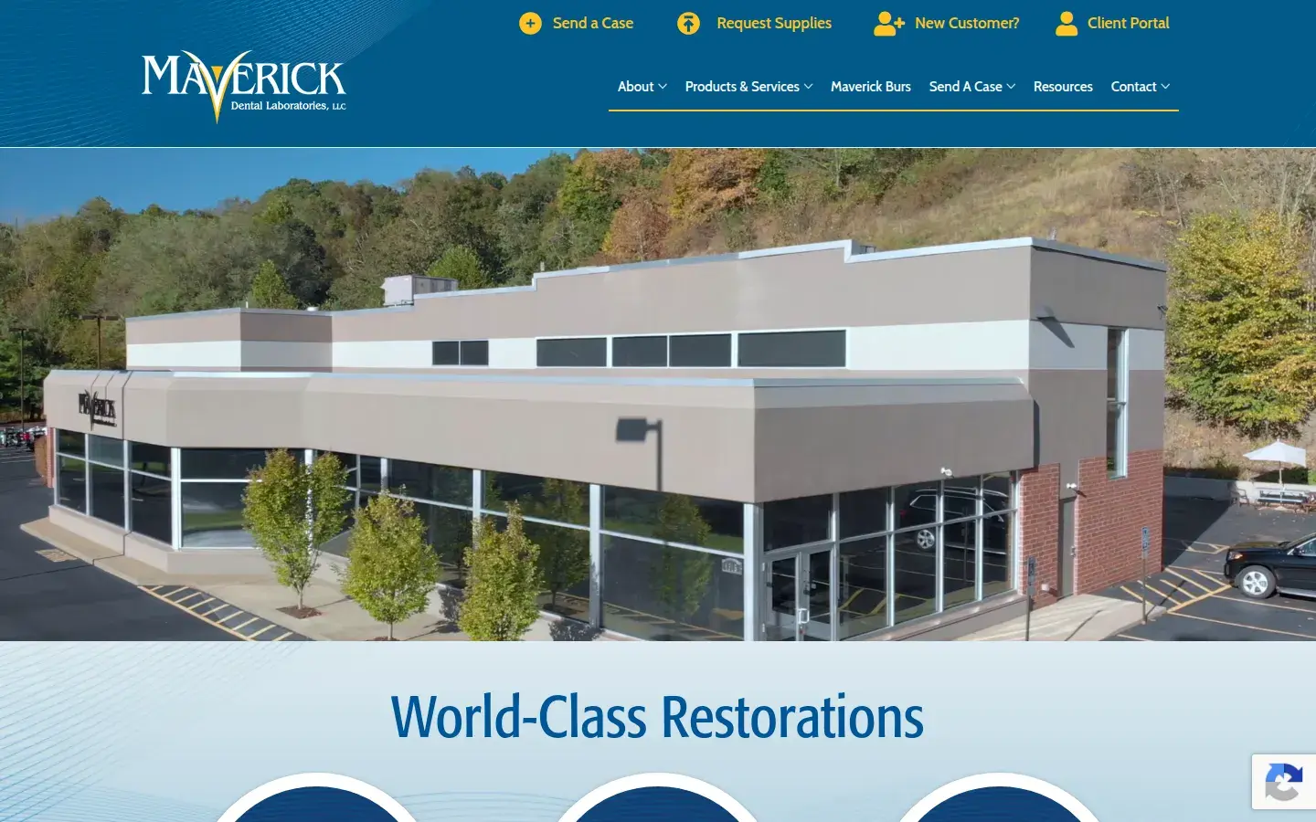 Homepage preview of Maverick Dental Laboratories
