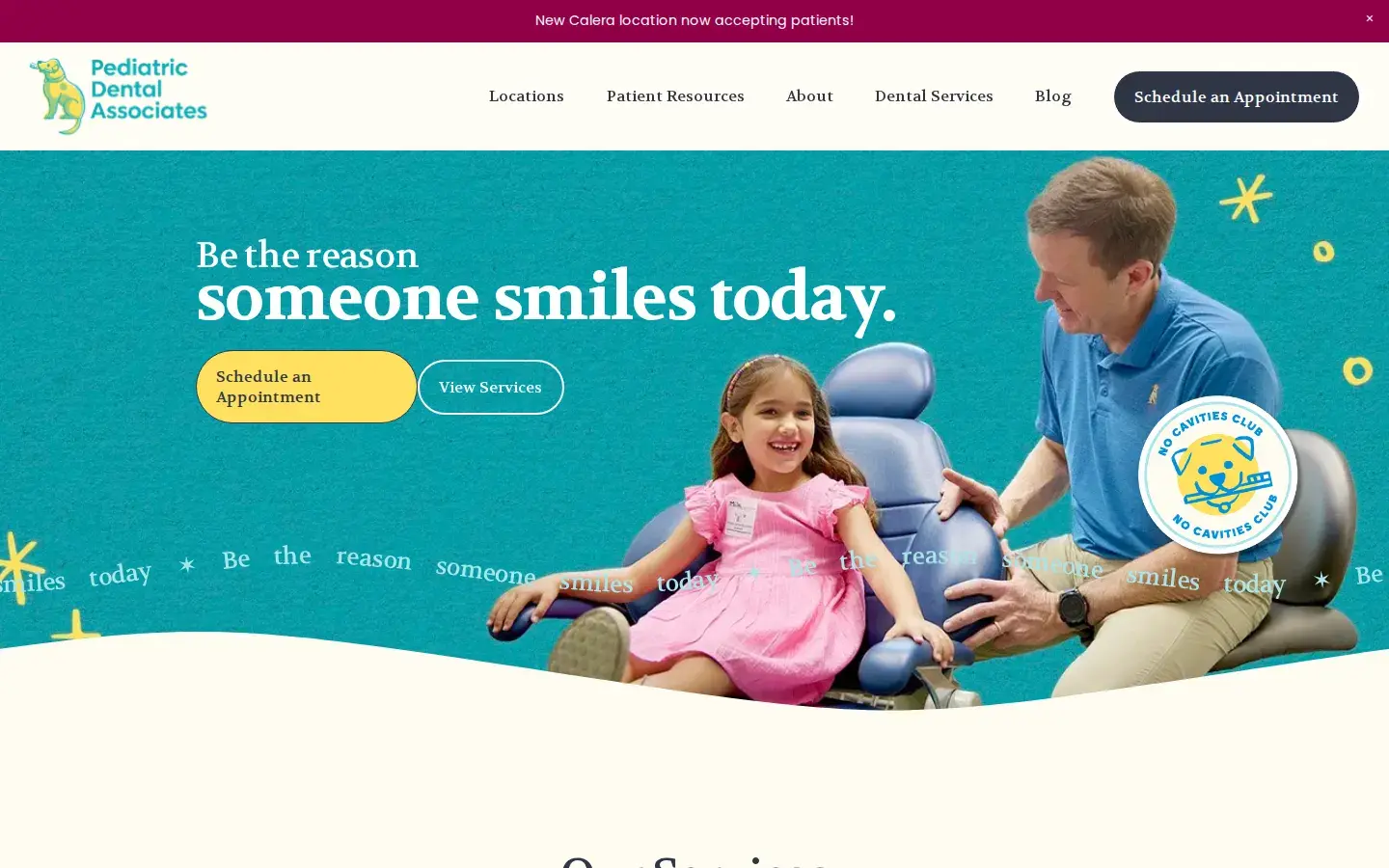 Homepage preview of Medplex Pediatric Dentistry