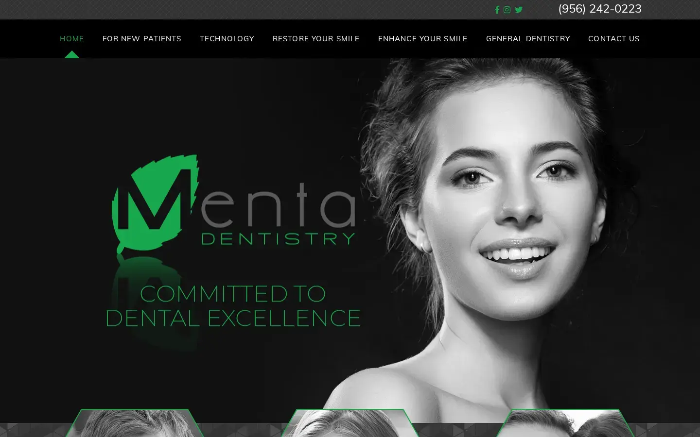 Homepage preview of Menta Dentistry
