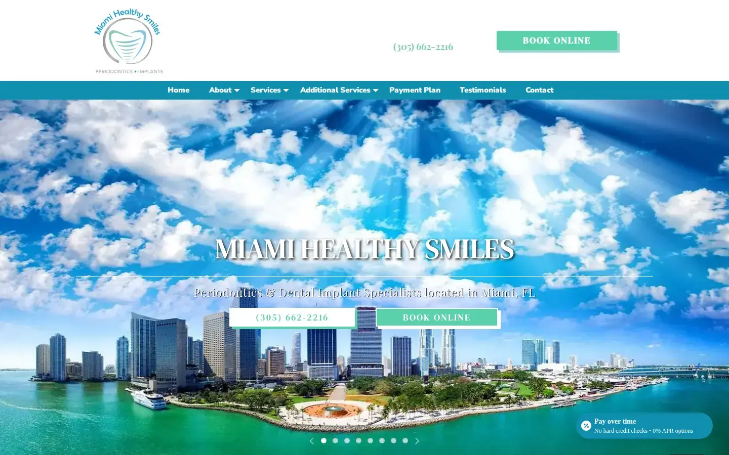 Homepage preview of Miami Healthy Smiles