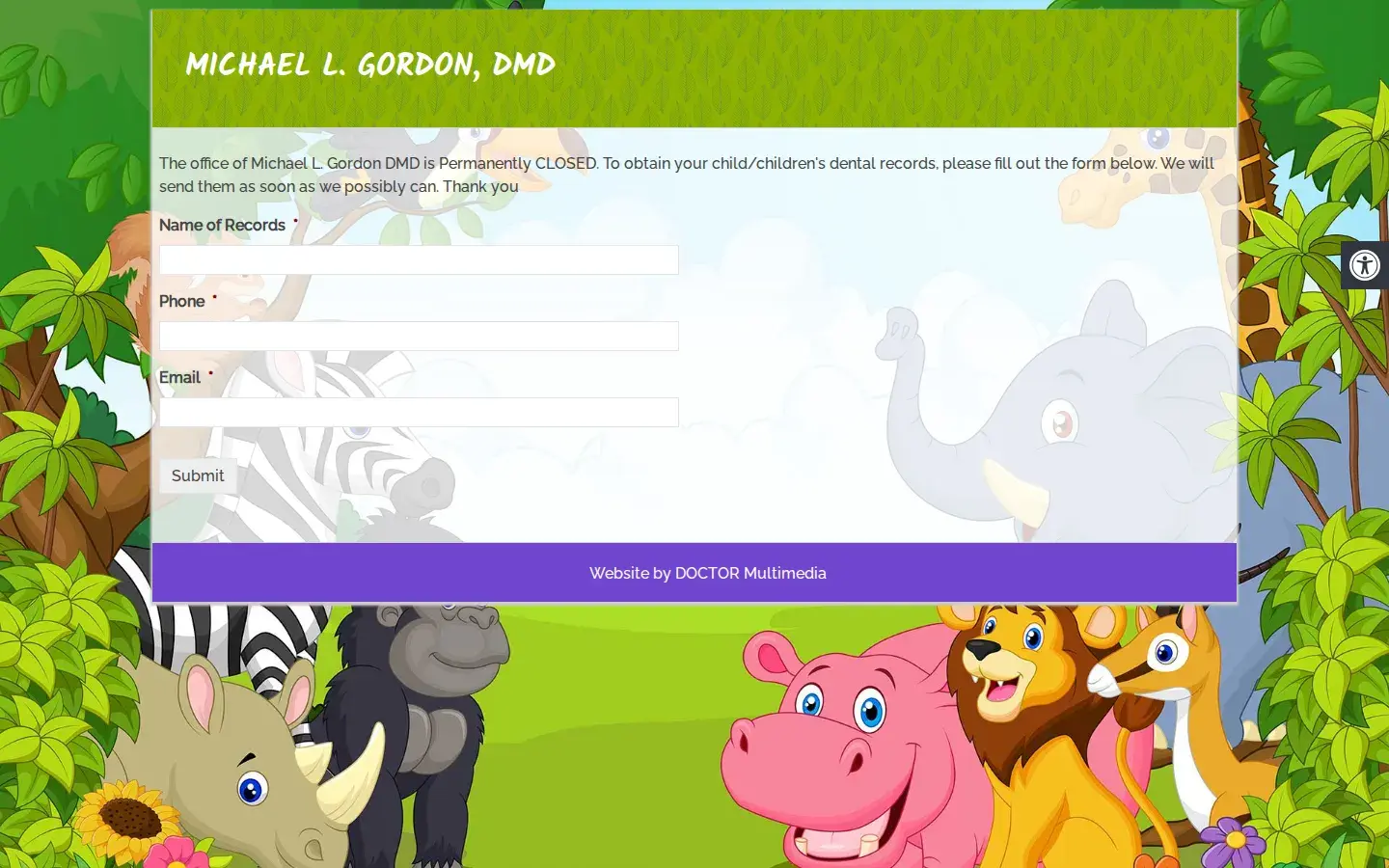 Homepage preview of Michael L. Gordon, D.M.D.
