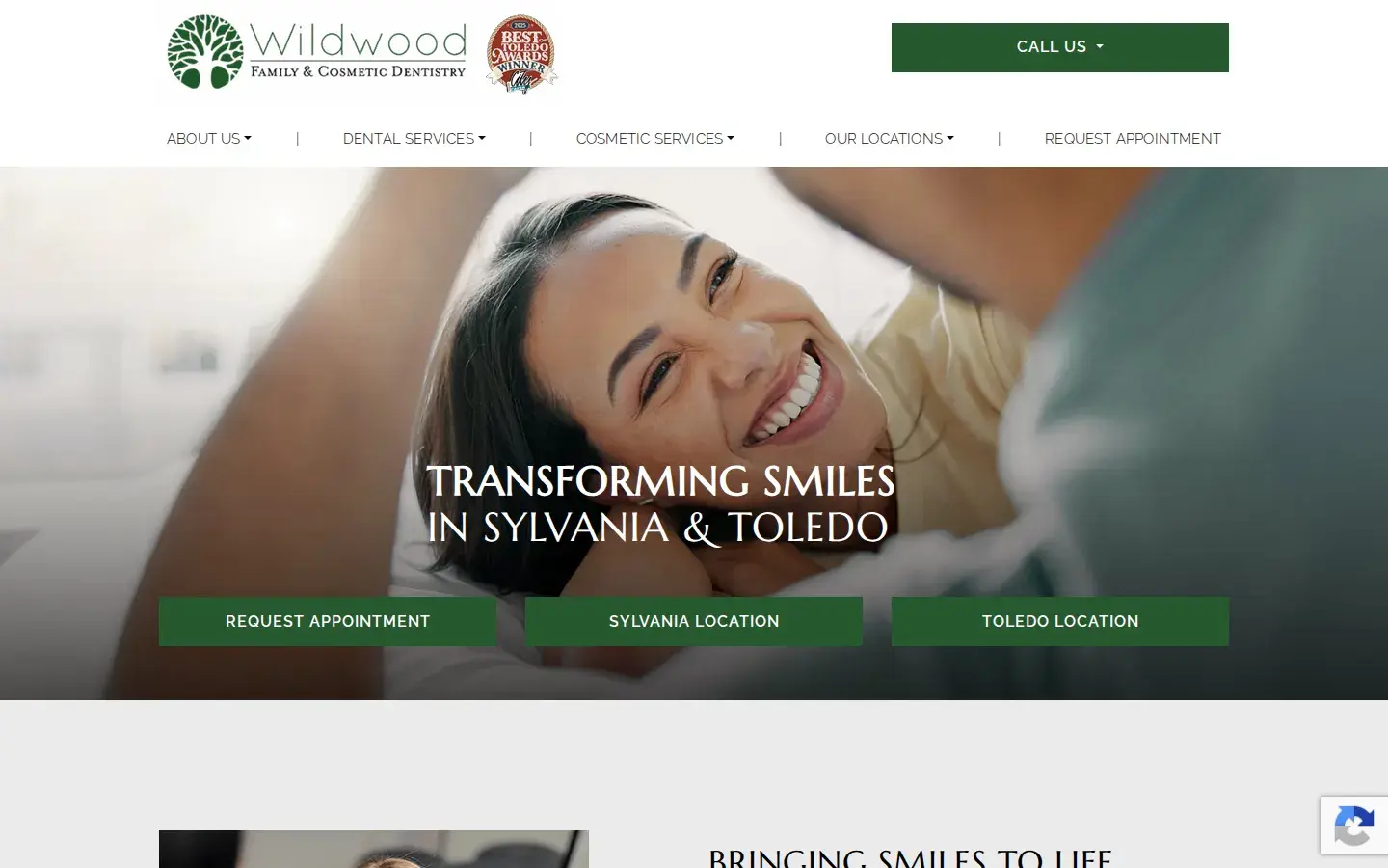 Homepage preview of Michael O’Neill D.D.S. – Wildwood Family & Cosmetic Dentistry