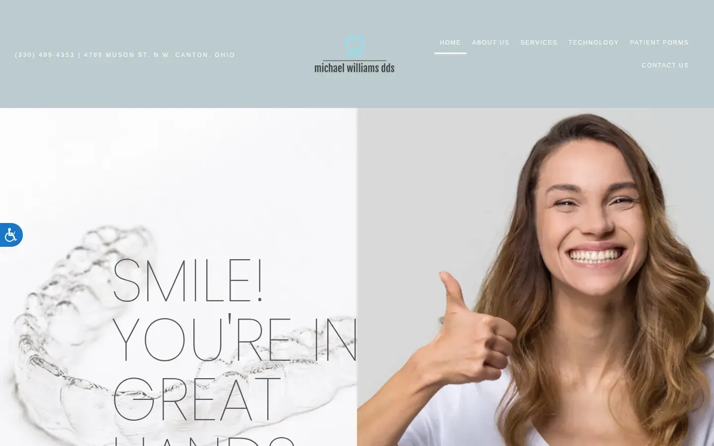 Homepage preview of Michael Williams DDS