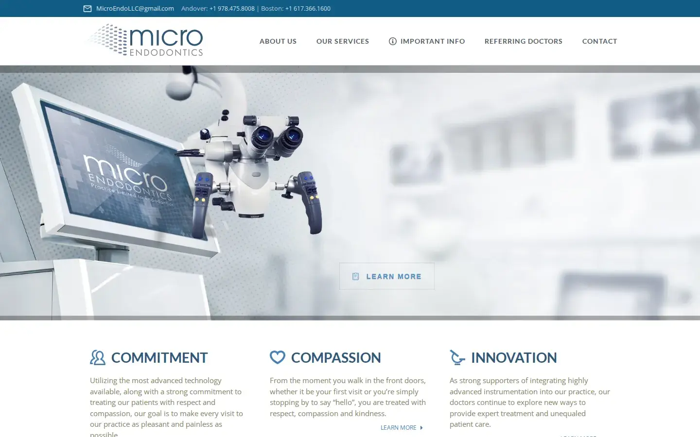 Homepage preview of Micro Endodontics