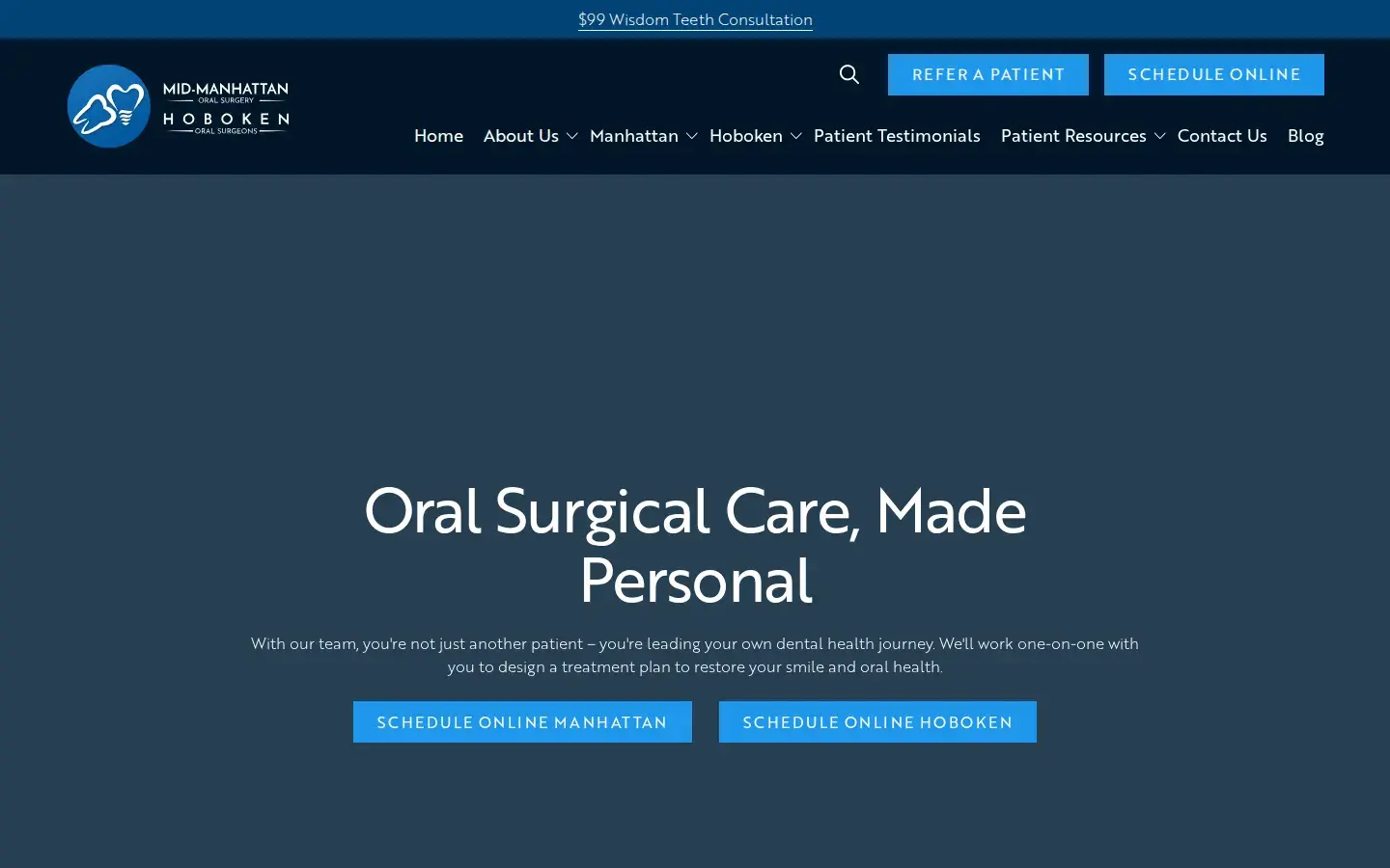 Homepage preview of Mid-Manhattan Oral Surgery, PC