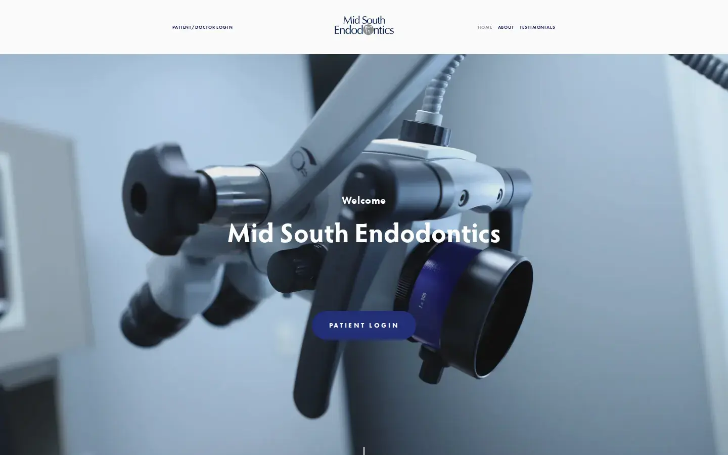Homepage preview of Mid South Endodontics; Dr. Jack Klecker and Dr. Michael Lowery