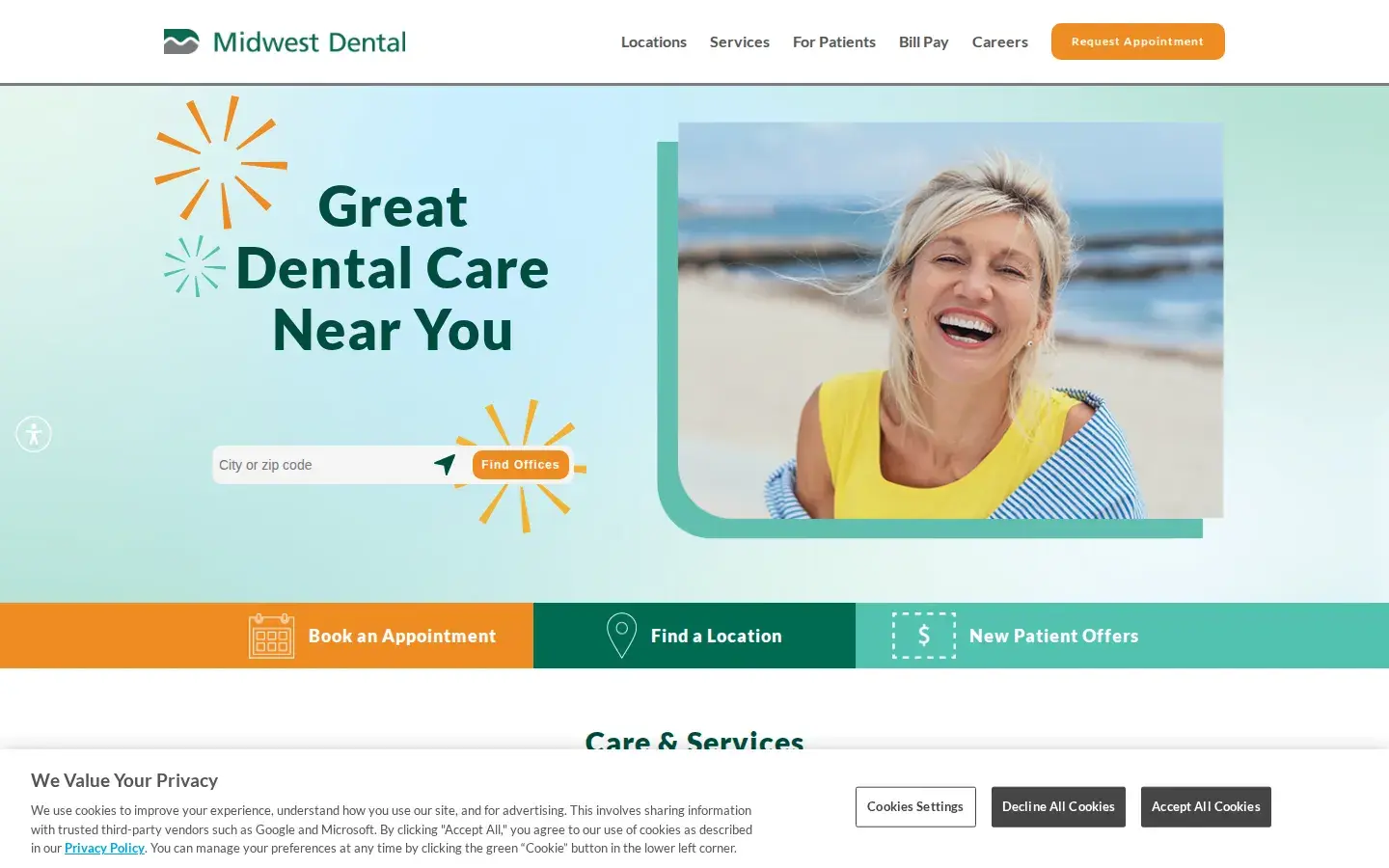 Homepage preview of Midwest Dental Waconia