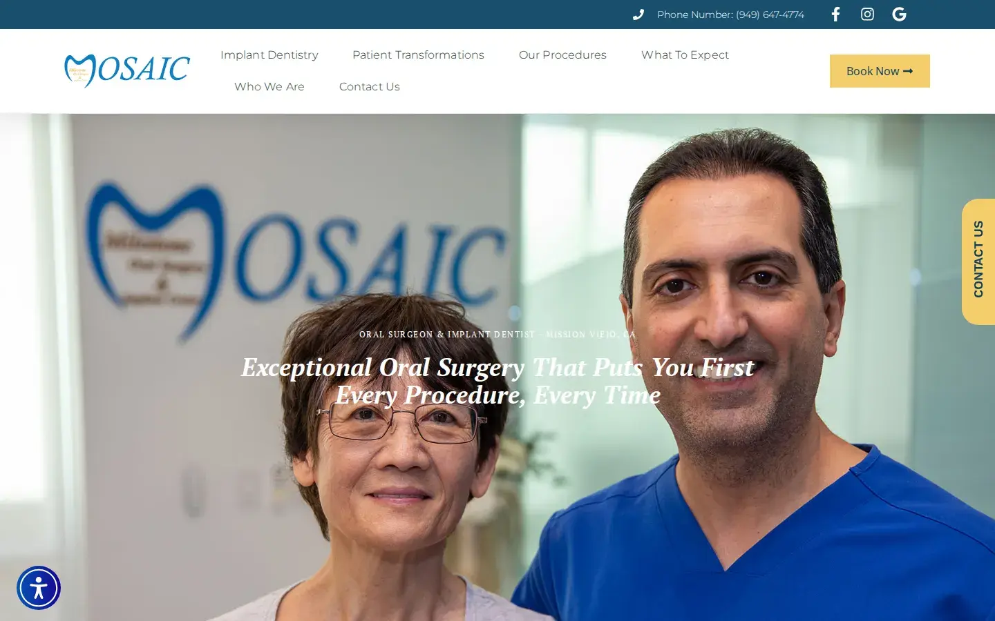 Homepage preview of Milestone Oral Surgery And Implant Center