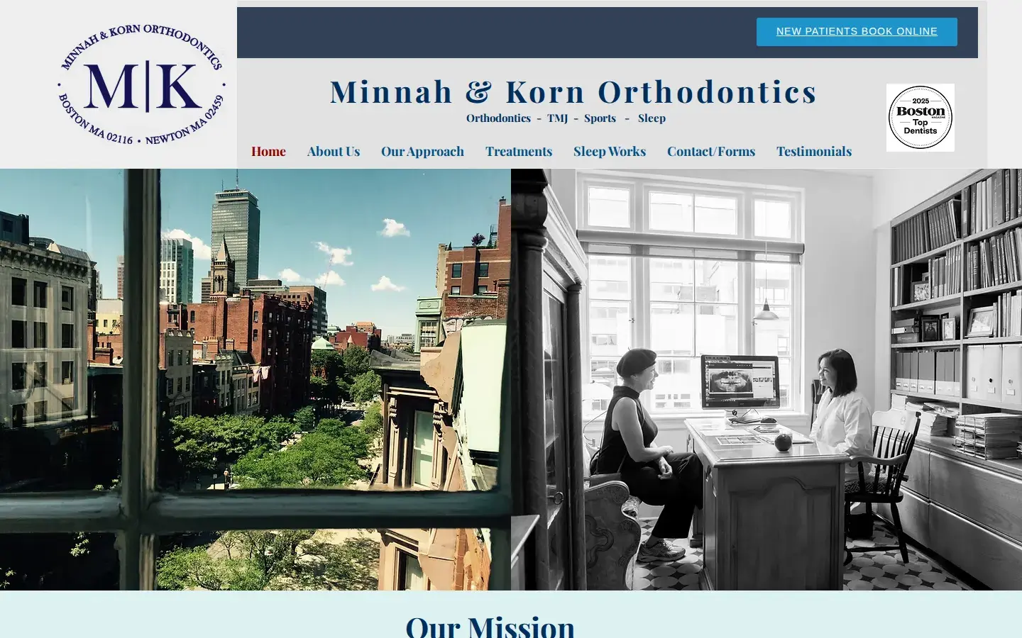 Homepage preview of Minnah & Korn Orthodontics