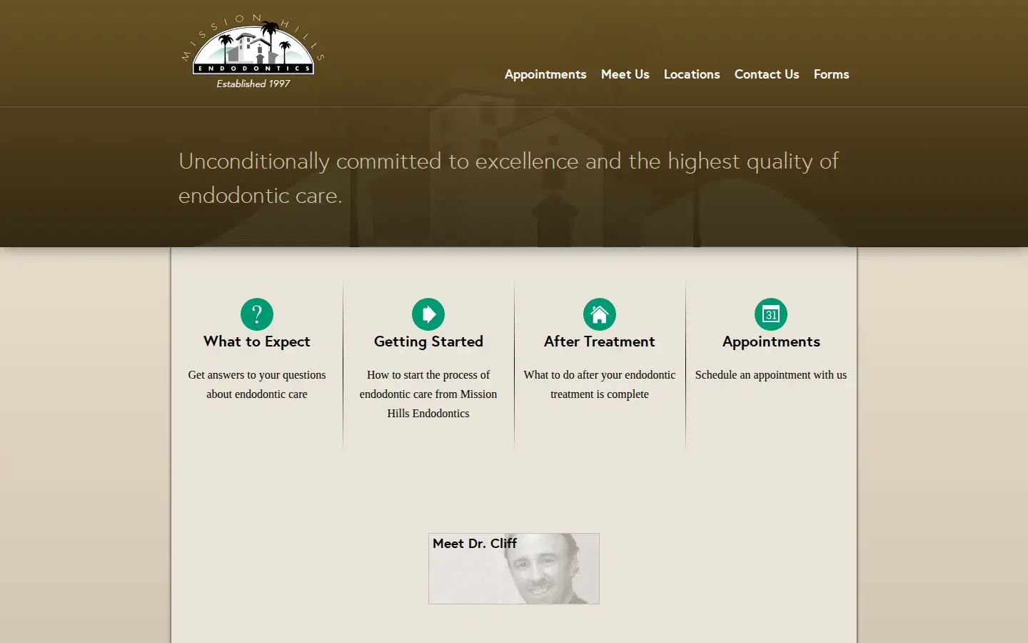 Homepage preview of Mission Hills Endodontics