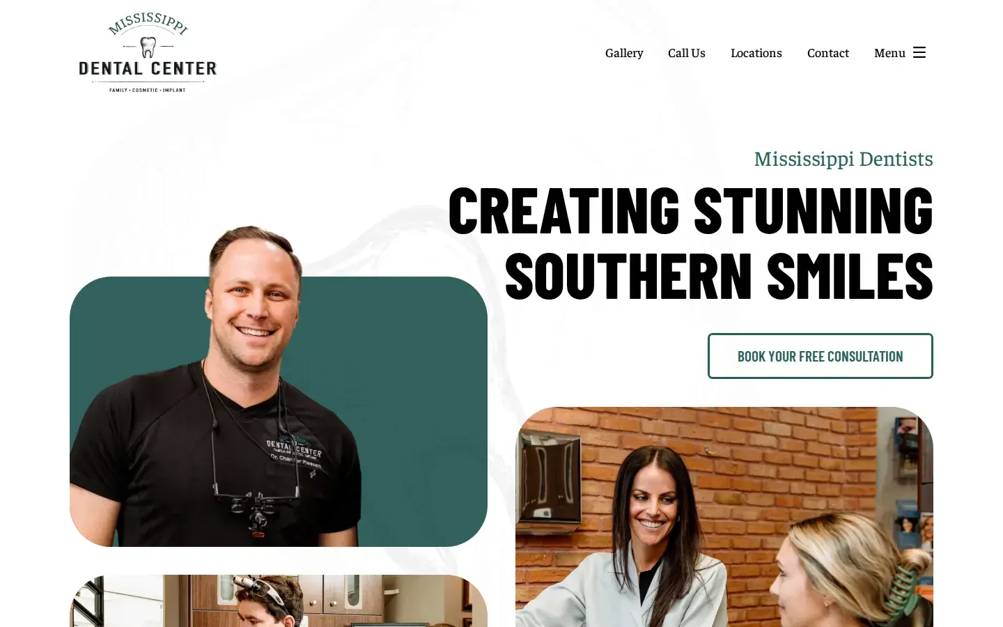 Homepage preview of Mississippi Dental Center