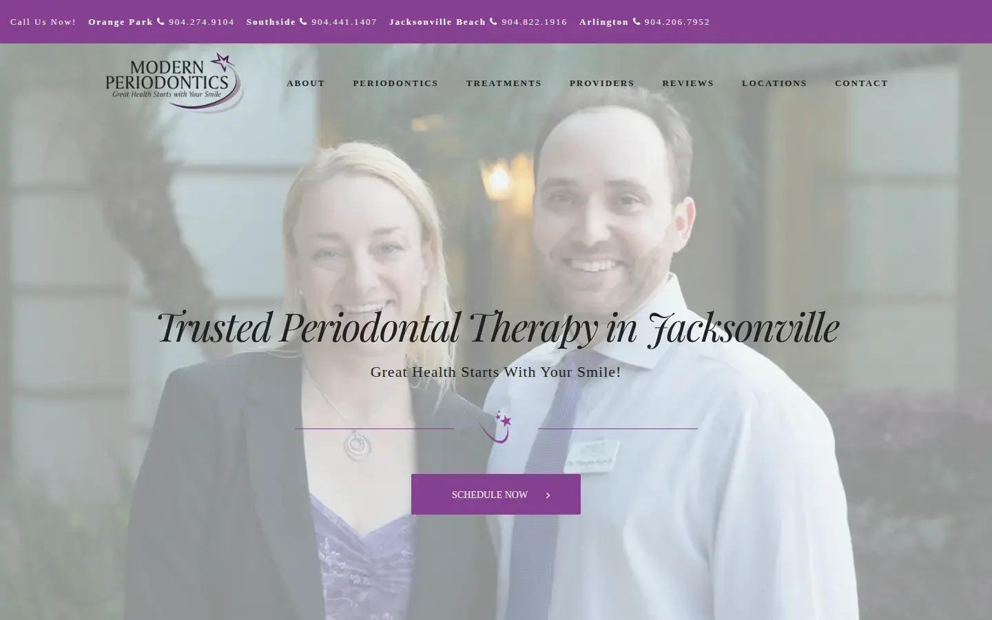 Homepage preview of Modern Periodontics