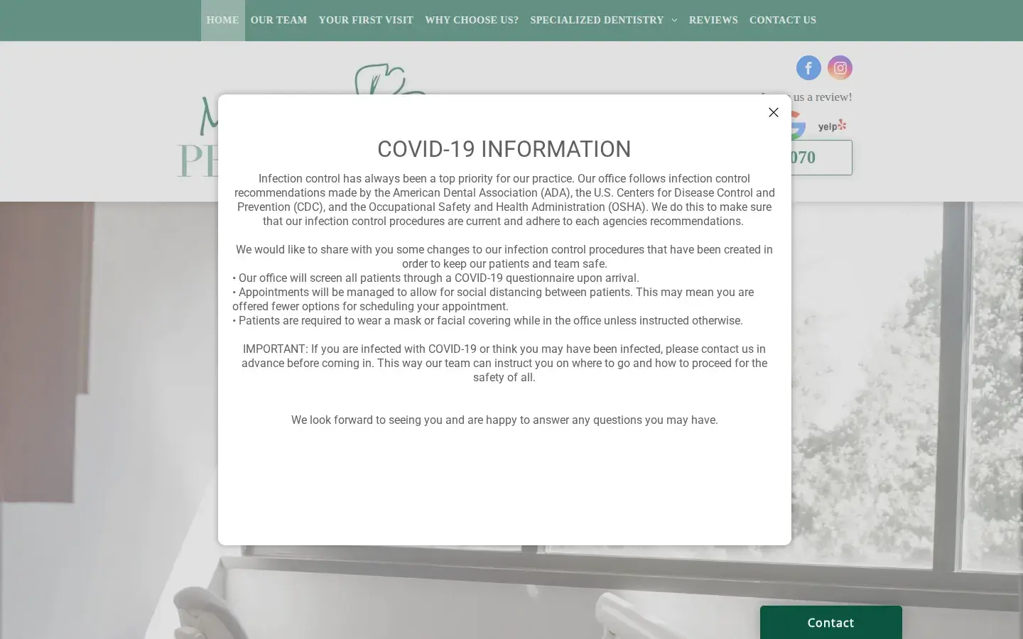 Homepage preview of Modern Periodontics