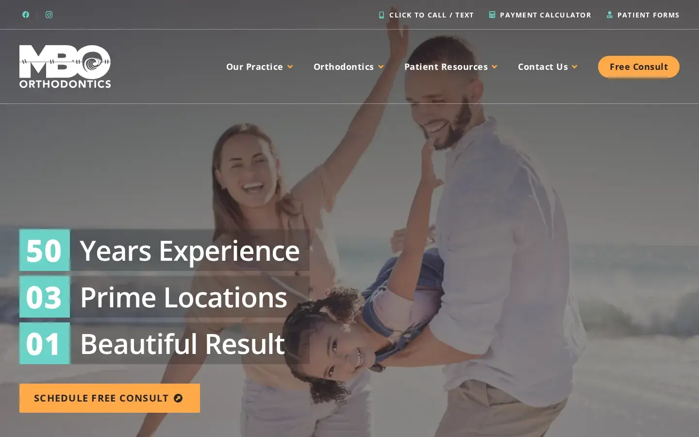 Homepage preview of Monterey Bay Orthodontics