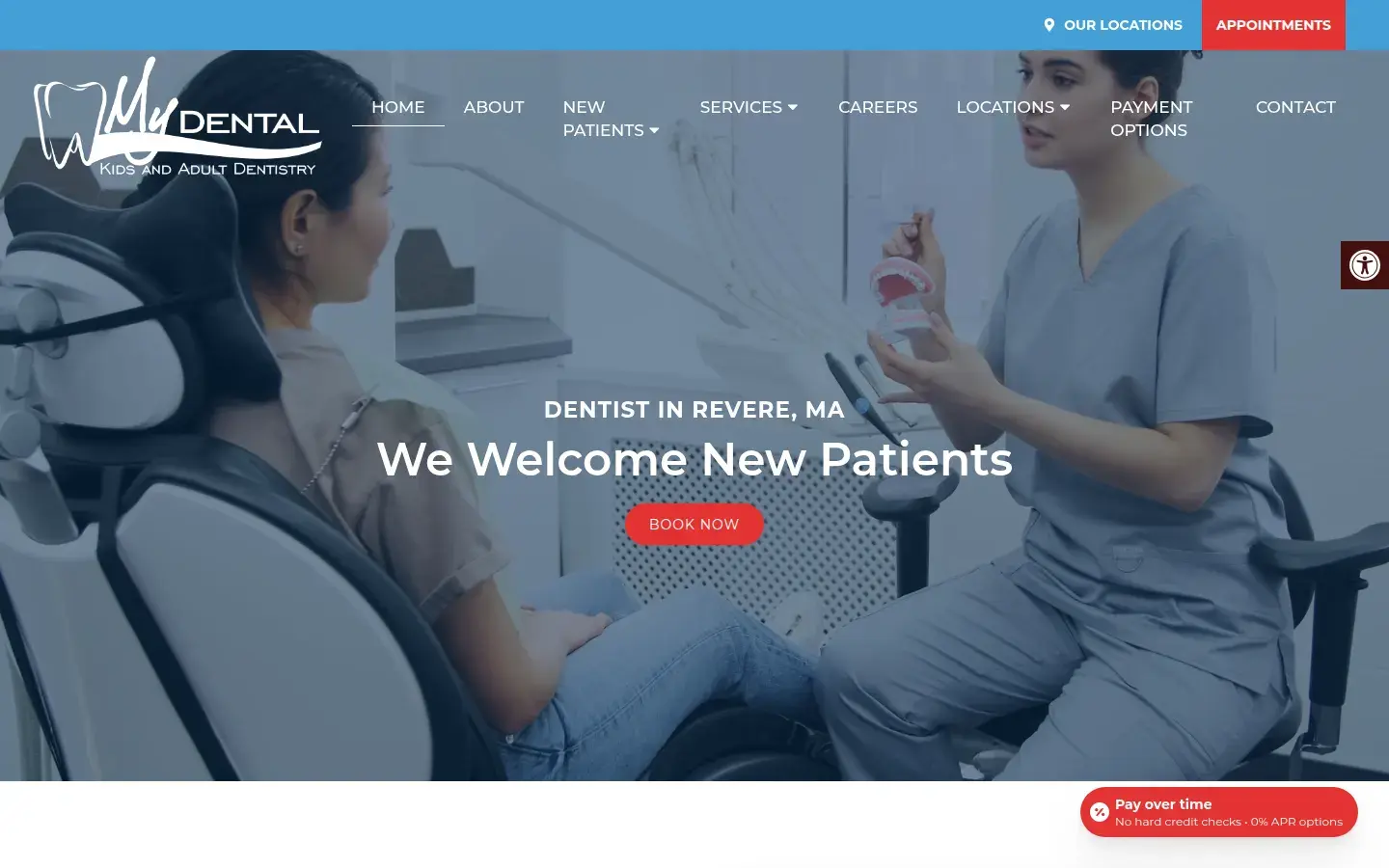 Homepage preview of My Dental - Somerville