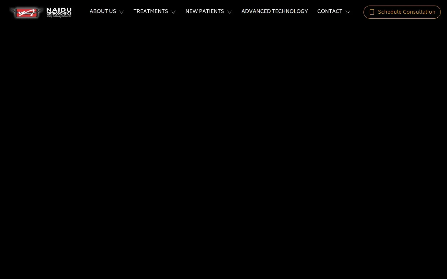 Homepage preview of Naidu Orthodontics